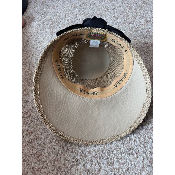 NWOT - SCALA Wide brim Sun Hat,  Large, wide brim, stretchy fit - Picture 10 of 10